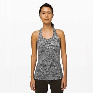 Lululemon Cool Racerback II Tank Top Nulu Polar Shift Alpine White Black 4
